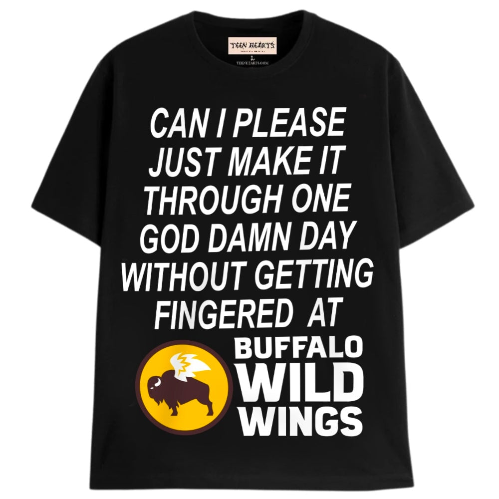 Fingered at. Buffalo wild wings t-shirt tee MEME | Unisex Graphic T-shirt –  Teen Hearts Clothing - STAY WEIRD