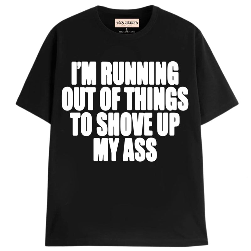 UP MY ASS T-Shirts MONSTERDIGITAL Small BLACK 