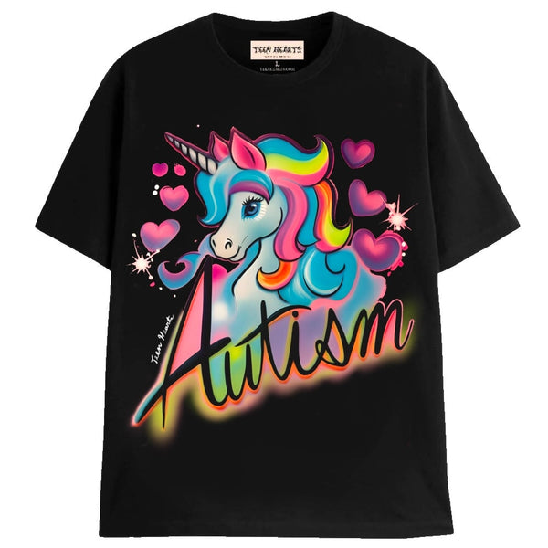 AUTISM T-Shirts MONSTERDIGITAL Small BLACK 