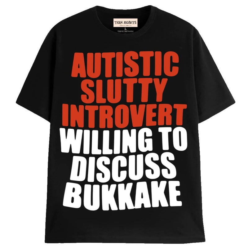 DISCUSS BUKKAKE T-Shirts MONSTERDIGITAL Small BLACK 