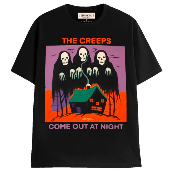 THE CREEPS COME OUT T-Shirts MONSTERDIGITAL Small Black 