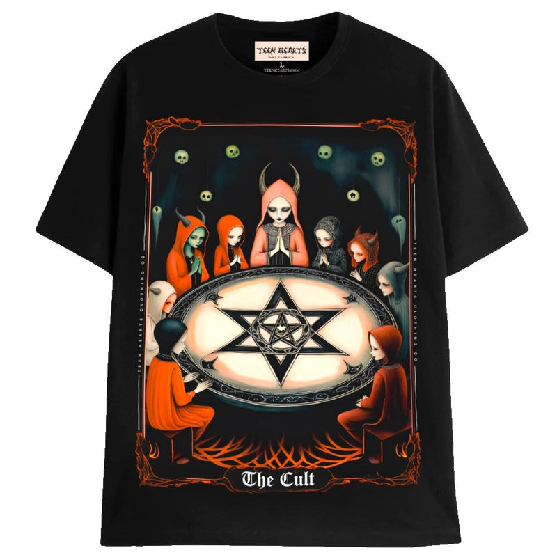 THE CULT TAROT T-Shirts MONSTERDIGITAL Small Black 