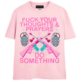 DO SOMETHING T-Shirts MONSTERDIGITAL Small Pink 