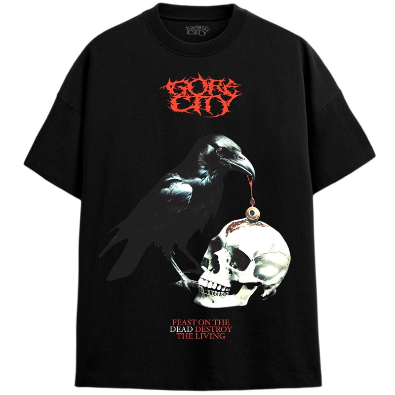 EVIL CROW T-Shirts MONSTERDIGITAL Small BLACK 