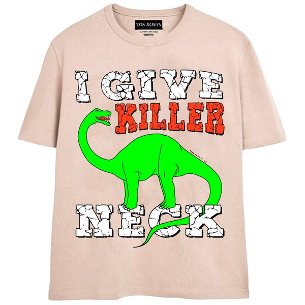 KILLER NECK T-Shirts MONSTERDIGITAL Small TAN 