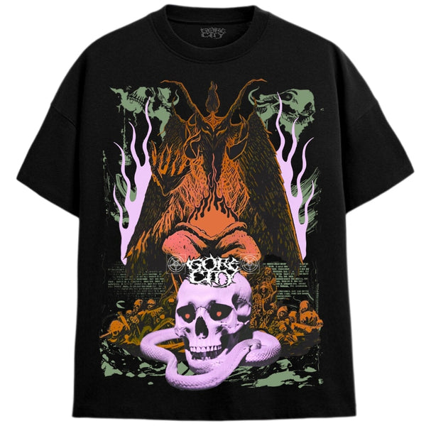 BAPHOMET T-Shirts MONSTERDIGITAL 4XL BLACK 