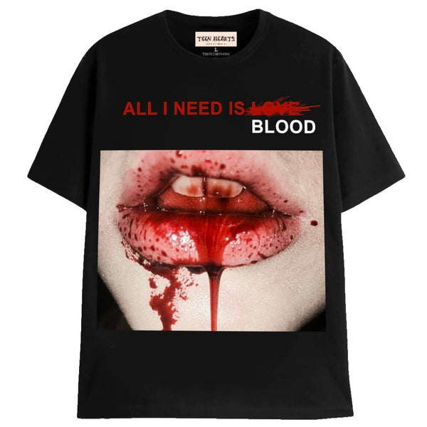 ALL WE NEED T-Shirts MONSTERDIGITAL Small Black 