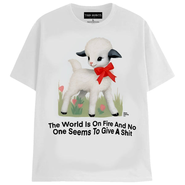 WORLD ON FIRE T-Shirts MONSTERDIGITAL 3XL White 