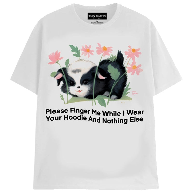 IN YOUR HOODIE T-Shirts MONSTERDIGITAL Small White 