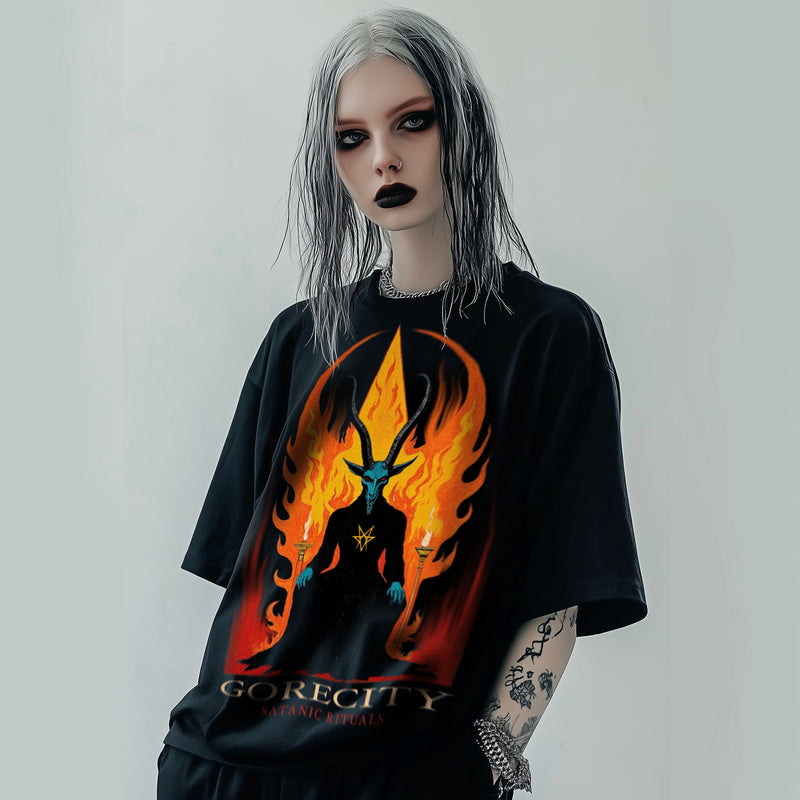 SATANIC RITUALS T-Shirts MONSTERDIGITAL 