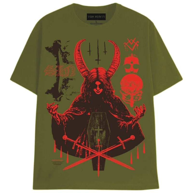 OPEN ARMS T-Shirts MONSTERDIGITAL Small Green 