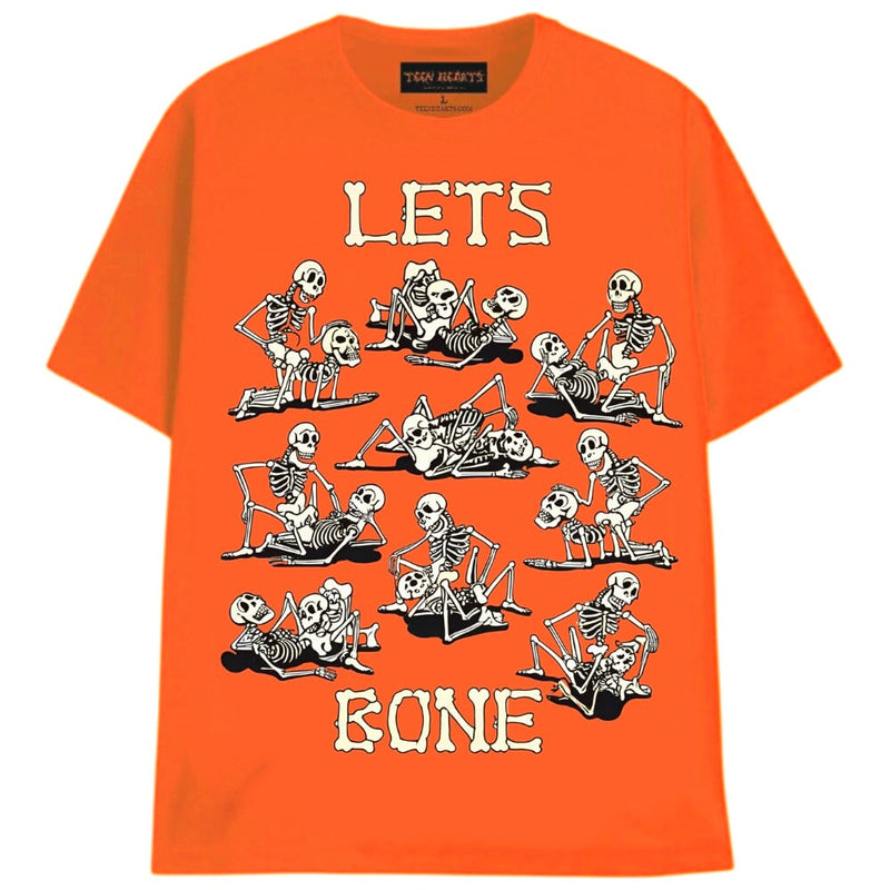 LETS BONE T-Shirts MONSTERDIGITAL Small ORANGE 