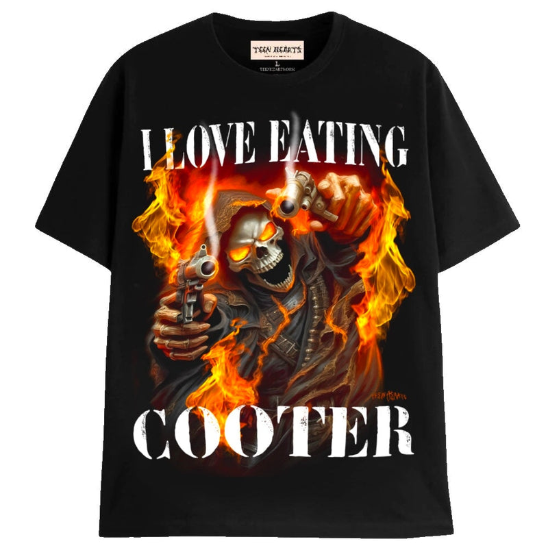 EATING COOTER T-Shirts MONSTERDIGITAL Small Black 