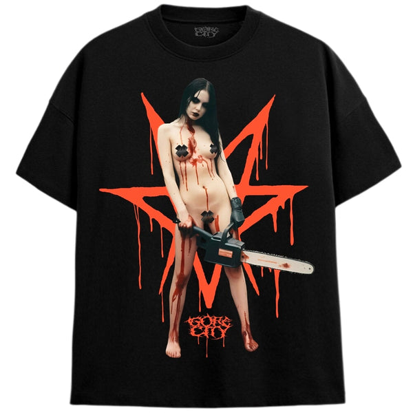 CHAINSAW T-Shirts MONSTERDIGITAL Small BLACK 