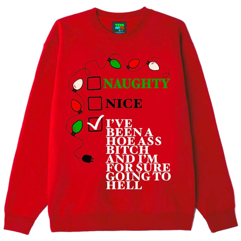 NAUGHTY OR NICE Crewnecks MONSTERDIGITAL Small 