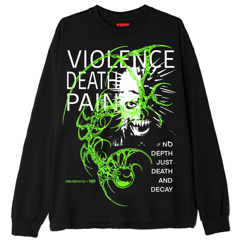 VIOLENCE + PAIN T-Shirts MONSTERDIGITAL Small 