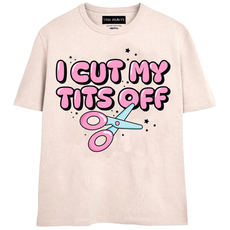 TITS OFF T-Shirts MONSTERDIGITAL Small TAN 