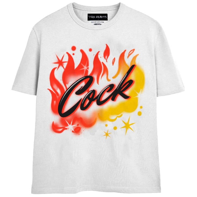 COCK T-Shirts MONSTERDIGITAL Small WHITE 