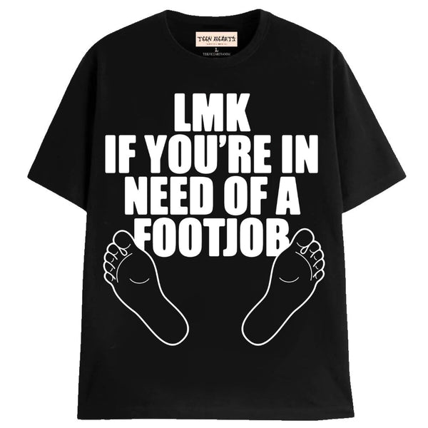 FOOTJOB TEE T-Shirts MONSTERDIGITAL Small BLACK 