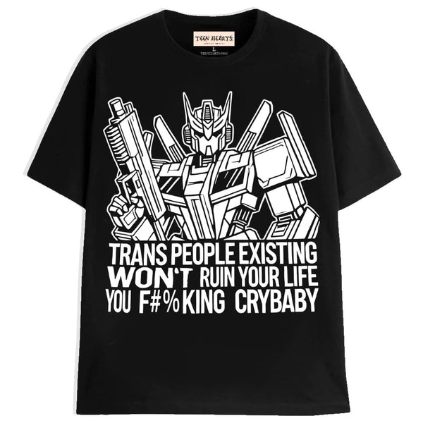 TRANS TEE T-Shirts MONSTERDIGITAL Small BLACK 