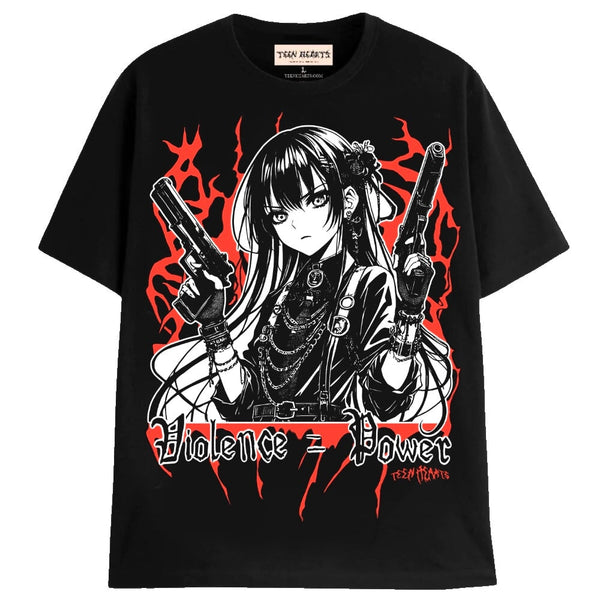 VIOLENCE T-Shirts MONSTERDIGITAL Small BLACK 