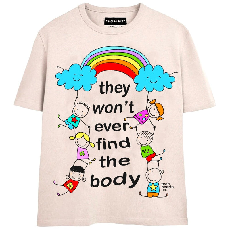 FIND THE BODY T-Shirts MONSTERDIGITAL Small Tan 