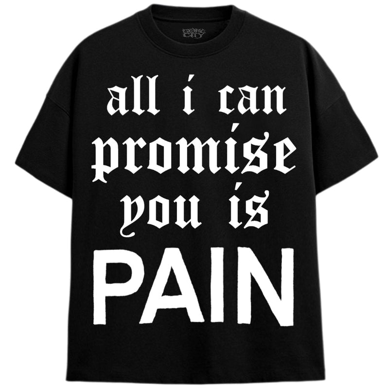 PROMISE PAIN T-Shirts MONSTERDIGITAL Small BLACK 