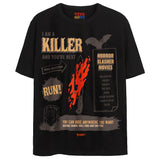 KILLER T-Shirts DTG Small Black 