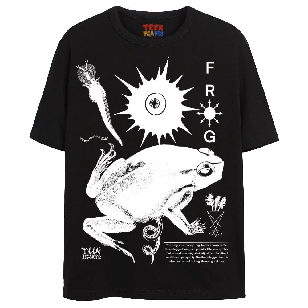 Psychedelic Frog  Unisex Graphic T-shirt – Teen Hearts Clothing - STAY  WEIRD